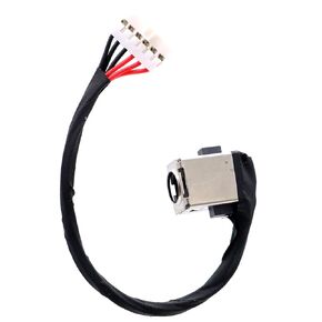 Deal4GO 8-pin DC Power Cable Charger Jack 14026-00160100 Replacement for ASUS FX506 FA506 FX706 FA706 FX505 FX705 TUF506 TUF706 FX506HF-ES51, Black