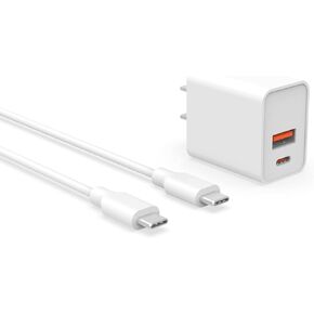 20W USB C Charger Fit for iPad Mini 6 6th Generation A2568 8.3 inch Fast Charging Cord with 6.6Ft USB C to USB C Charging Cable