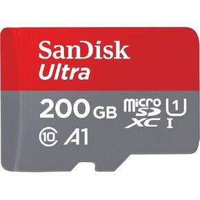 SanDisk Ultra 64GB microSDXC Memory Card + SD Adapter with A1 App Performance up to 100MB/s, Class 10, U1 - Amazon Exclusive Packaging