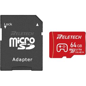 512GB TF Card Memory Card with Adapter, 4K Camera Pro, A2 V30 for Smartphone, Gopro, Action Cams, 4K UHD Video, for Nintendo-Switch, Up to 170MB/s, UHS-I U3 C10 Class 10 (Black, 512.0, GB)