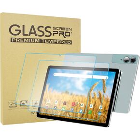 2PCS 11 Inch Tempered Glass Screen Protector for MSLSTM Android Tablet F11/ YHWHHI F11 Tablet/ JIMTAB F11 Tablet/ CWOWDEFU P35/ GOODTEL G9 Tablet 11 Inch/ weelikeit P36 Tablet/ FESABOLE F11 Tablet