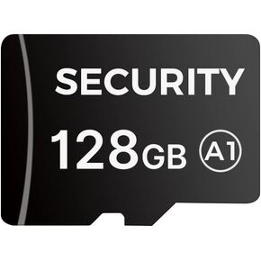 Micro 128GB SD Card for Cameras, Read 90MB/sec, Write 25MB/sec, Memory Card for Security Cameras Indoor Outdoor