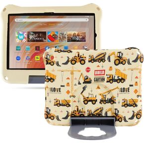 Kindle Fire HD 8 Tablet Case for Kids Boy Girl,Dinosaur Fire HD 8 2024 Light EVA Foam Shockproof Kids Case with Stand Handle Kid-Proof Case for Fire HD 8 10th 12th Gen 2020 2022 Kid (Blue)