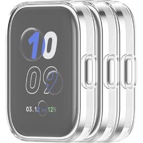 Soft TPU Cases Intended for Amazfit Bip 5 Unity Accessories (Not for Bip 5 A2215) Watch Watch Screen Protector for Amazfit Bip 5 Unity (Clear,Clear,Clear,)