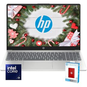 HP Newest Everyday 15.6 FHD Laptop • Intel Core i3 CPU (8-Core) • 32GB RAM • 1.5TB SSD (1TB PCIe SSD withHP P500 512GB Portable SSD) • FP Reader • Wi-Fi 6 • Long Battery Life • Windows 11 Home