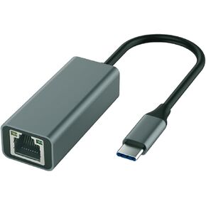 ROTOPATA USB C to Ethernet Adapter, Driver Free USB C to RJ45 Gigabit Ethernet Adapter Compatible for MacBook Pro|Air, iPhone 15 Pro|Max, Windows XP, MAC OS, Linux