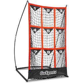 GoSports 9 Pocket Baseball and Softball Pitching Strike Zone Target Net