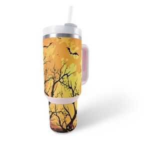 Glossy Glitter Skin Compatible with Stanley The Quencher H2.0 FlowState 40 Oz Tumbler - Personal Space 3 - Premium 3M Vinyl Protective Wrap Decal Cover | Crafted in The USA by MightySkins