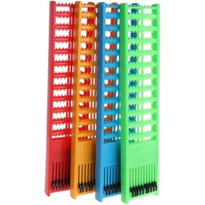 Fishing Rig Board Plastic Double Side Spring Hooks Storage Catch Holder Random, As Pic Shows
