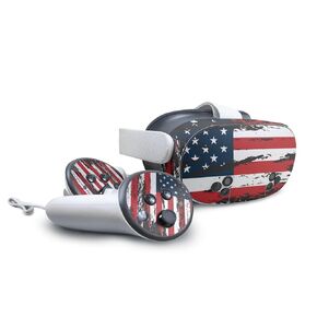 Glossy Glitter VR Skin Compatible with Meta Quest 3S - Artic Camo - Premium 3M Vinyl Protective Wrap Decal Cover - Easy to Apply | Crafted in The USA by MightySkins