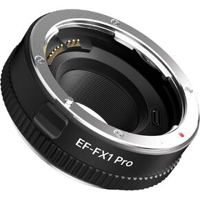 X-Mount Adapter EF-FX1 Pro AF Lens Converter Compatible for Canon EF/EF-S Lens to Fuji X-Mount Camera X-T100 X-T20 X-T10 X-T3 X-A20 X-A10, X-A5 X-E3 X-E2 X-PRO2