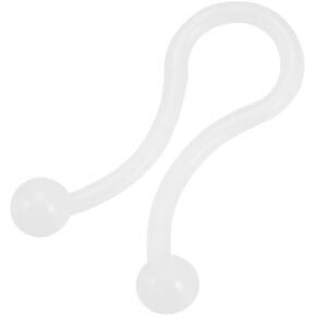 uxcell Twist Lock Cable Wire Ties Nylon U Shape Save Place 7.3mm Dia White 200pcs