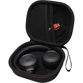 LTGEM EVA Hard Case Compatible with JBL Tune 510BT / 520BT / 660NC / 670NC / 570BT / 525BT / 500BT / 500 / JBL Live 460NC / 670NC / JBL T450BT, Soundcore H30i, Samsung AKG Foldable Headphone (Red)