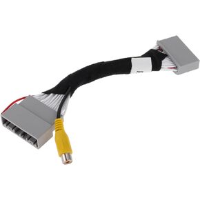 1 Pcs Reverse Camera Rear View Camera Adapter Wire Harness Cable for Honda CRV 2012-2017 Front Reverse Backup Camera Wiring Harness Gray Metal