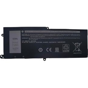 DT9XG Laptop Battery Replacement for Dell Alienware Area-51m R1 R2 ALWA51M-D1968W D1969PW D1746W D1733B D1735DB D1766W D1733PB D1748DW Series 07PWKV 0KJYFY