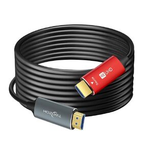 Twozoh HDMI Fiber Optic Cable 100FT, Long 4K Fiber HDMI Cord Supports 4K@60Hz/18Gbps