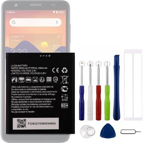 New HB366481ECW Replacement Battery for C-onsumer C-ellular ZTE Avid 579 Z5156CC with Technical Toolkit.