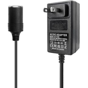 12V 3A 2.5A Car Adapter 12V Car Cigarette Lighter AC 100-240V to DC 12Volt 3Amp 2.5A Power Supply Adapter DC 12V Power cord AC/DC Transformer for Car Refrigerator and Other Car Devices Car Accessories