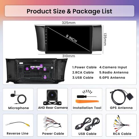 Hikity Android Car Stereo for Toyota GT86/Subaru BRZ 2012 2013 2014 2015 2016 راديو 2 + 64 جيجابايت 9 بوصة تعمل باللمس راديو السيارة Carplay Android Auto Support GPS Navigation WiFi Bluetooth FM EQ كاميرا احتياطية in Saudi Arabia