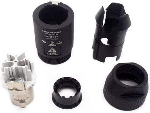 (2) Two Genuine NEUTRIK NAC3FC-HC PowerCON AC Power Connector 32 Amp Heavy Duty in Saudi Arabia