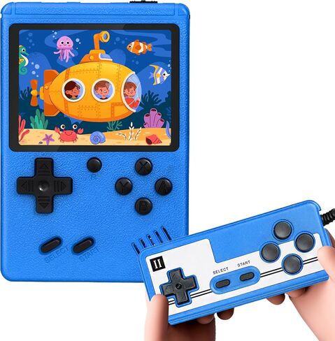 Retro Game Console with 20000 Games,Plug & Play Video Game Console TV Games,4K HDMI 64G 9 Emulators Classic Games, Dual Controllers for Kids Boys & Girls in Saudi Arabia