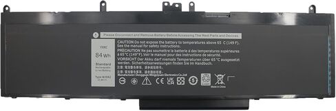 استبدال بطارية الكمبيوتر المحمول WJ5R2 لجهاز Dell Latitude 5570 E5570 Precision 3510 M3510 Series Notebook، 4F5YV WJ5R2 G9G1H K1G3K 11.4V 84Wh in Kuwait