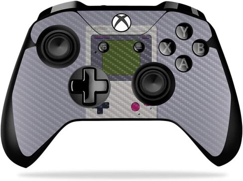 MightySkins Carbon Fiber Skin for Microsoft Xbox One X Controller - Wolf Dreams | Protective, Durable Textured Carbon Fiber Finish | Easy to Apply, Remove, and Change Styles | Made in The USA in Saudi Arabia