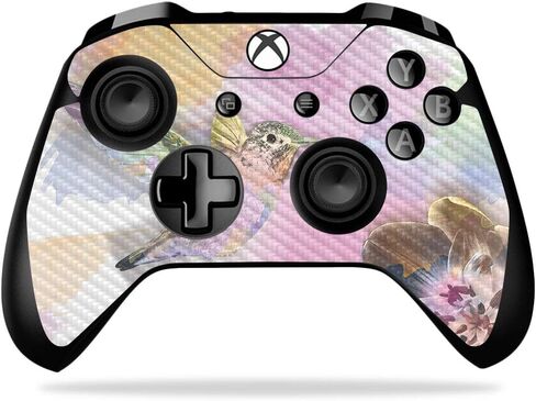 MightySkins Carbon Fiber Skin for Microsoft Xbox One X Controller - Wolf Dreams | Protective, Durable Textured Carbon Fiber Finish | Easy to Apply, Remove, and Change Styles | Made in The USA in Saudi Arabia