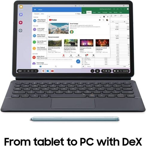 Samsung Galaxy Tab S6- 10.5" 128GB, Wifi Tablet - SM-T860NZAAXAR, Mountain Gray in Saudi Arabia