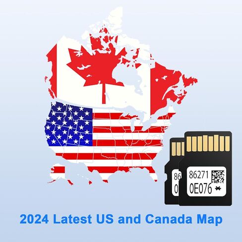 2024 Latest Navigation SD Card Update Fits ONLY Toyota, Toyota Navigation SD Card Update 86271-0E076 Compatible with Toyota Camry, Corolla, 4Runner, Tacoma, Sequoia System for USA & CAN in Saudi Arabia