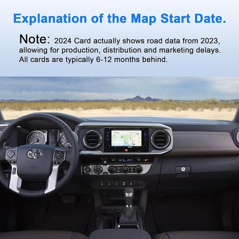 2024 Latest Navigation SD Card Update Fits ONLY Toyota, Toyota Navigation SD Card Update 86271-0E076 Compatible with Toyota Camry, Corolla, 4Runner, Tacoma, Sequoia System for USA & CAN in Saudi Arabia