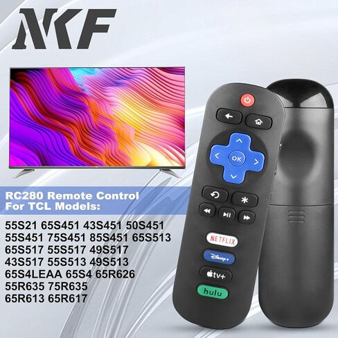 New Replace Remote Compatible with TCL TV 55S21 65S451 43S451 50S451 55S451 75S451 85S451 in Saudi Arabia