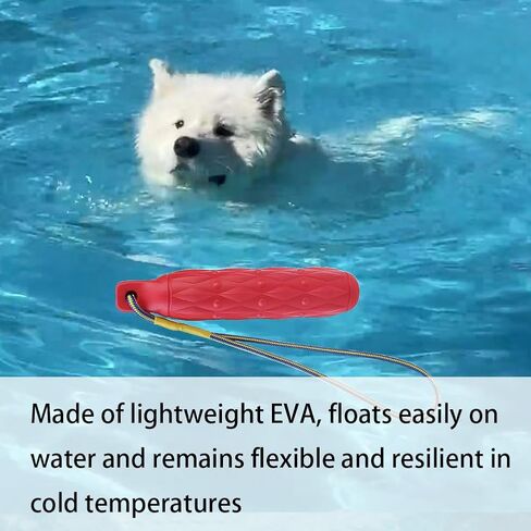 2PCS Floating Dog Toys for Water Fetch, Interactive Dog Toys, 11.8" Dog Water Toys, Dog Pool Float Toys, Outdoor Dog Toys with Rope, Dog Floats for Pool, Dog Throw Toy for Small Medium Large Dogs in Saudi Arabia