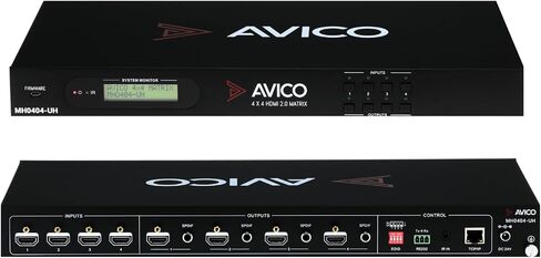 Avico 4x4 HDMI 2.0 4K 1080P مصفوفة التبديل | الفاصل | إيد | SPDIF مستخرج الصوت in Saudi Arabia