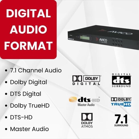 Avico 4x4 HDMI 2.0 4K 1080P مصفوفة التبديل | الفاصل | إيد | SPDIF مستخرج الصوت in Saudi Arabia