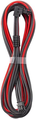 كابل CableMod RT-Series Pro ModMesh بأكمام 12VHPWR 90° StealthSense Direct PCI-e لـ ASUS/Seasonic/Phanteks - البديل B (أسود + أبيض، 16 دبوسًا إلى 16 دبوسًا، 600 مم) in Kuwait