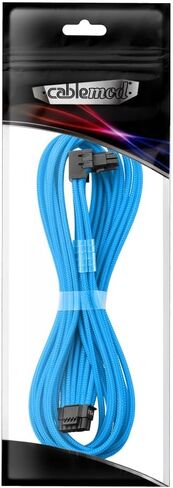 كابل CableMod RT-Series Pro ModMesh بأكمام 12VHPWR 90° StealthSense Direct PCI-e لـ ASUS/Seasonic/Phanteks - البديل B (أسود + أبيض، 16 دبوسًا إلى 16 دبوسًا، 600 مم) in Kuwait