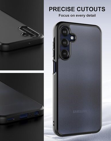 Clear Case for Samsung Galaxy A16 4G / 5G (2024), [Hard PC Back+Soft TPU Bumper] [Anti-Yellowing] Slim Fit Full Protective Shockproof Transparent Case Cover for Samsung Galaxy A16, Clear in Saudi Arabia