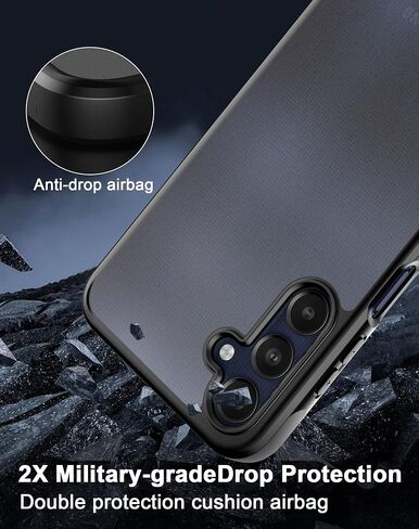 Clear Case for Samsung Galaxy A16 4G / 5G (2024), [Hard PC Back+Soft TPU Bumper] [Anti-Yellowing] Slim Fit Full Protective Shockproof Transparent Case Cover for Samsung Galaxy A16, Clear in Saudi Arabia