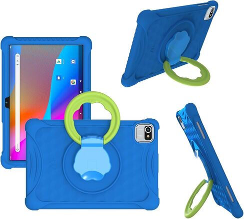 (MB1001 Tablet Case) Transwon Kids Case Cover for Moderness Mouikei Smart Life Within Reach Tablet MB1001 Tablet 10.1 Inch/Okaysea OKS10014 MB1001 KT1006 Tablet/BYYBUO SmartPad T30 Tablet - Black in Saudi Arabia