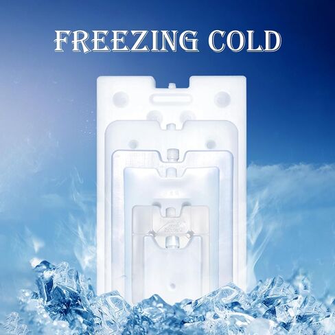 Water Injection Box with Ice Crystals Ice Packs Reusable Freezer Packs Long-Lasting Reusable Ice Pack Perfect for Keeping Food Or Beverages Cold, Coolers, Camping, Beach Coolers in Saudi Arabia
