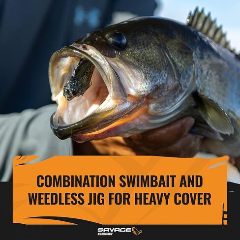 طُعم صيد الأسماك الخيشومية من Savage Gear Structure، 1 أونصة، Bluegill، ملامح واقعية، ألوان وحركة، بناء متين، تصميم بدون أعشاب، لمسة نهائية لطباعة الصور الفوتوغرافية in Kuwait