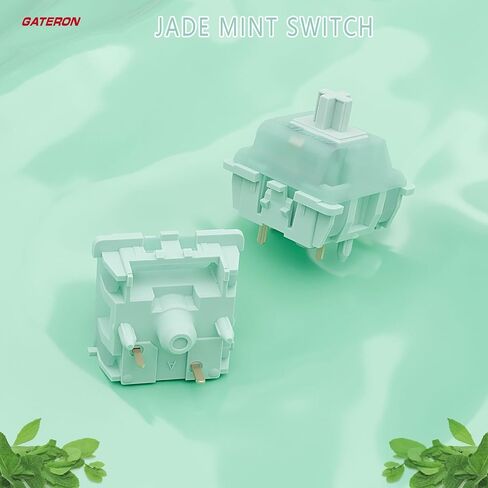 Gateron Jade Yellow Pro Keyboard Switch,55gf 5-Pin Pre Lubed Plug-in Led Linear Key Switches for MX Mechanical Gaming Keyboard (Jade Yellow Pro,72pcs) in Kuwait