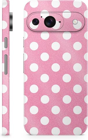 Glossy Glitter Laptop Skin Compatible with Pixel 9 - Mini Dots - Premium 3M Vinyl Protective Wrap Decal Cover - Easy to Apply | Crafted in The USA by MightySkins in Saudi Arabia