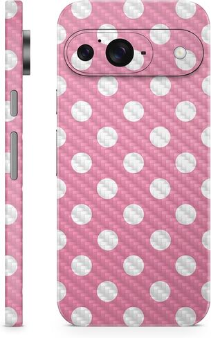 Glossy Glitter Laptop Skin Compatible with Pixel 9 - Mini Dots - Premium 3M Vinyl Protective Wrap Decal Cover - Easy to Apply | Crafted in The USA by MightySkins in Saudi Arabia