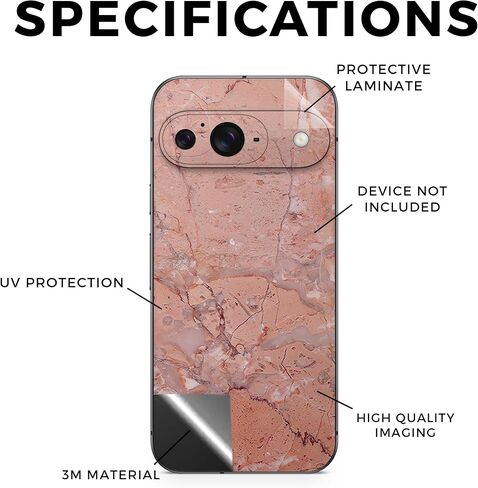 Glossy Glitter Laptop Skin Compatible with Pixel 9 - Mini Dots - Premium 3M Vinyl Protective Wrap Decal Cover - Easy to Apply | Crafted in The USA by MightySkins in Saudi Arabia
