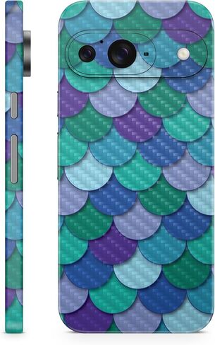 Glossy Glitter Laptop Skin Compatible with Pixel 9 - Mini Dots - Premium 3M Vinyl Protective Wrap Decal Cover - Easy to Apply | Crafted in The USA by MightySkins in Saudi Arabia