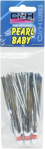 C&H, Pearl Baby Lure, 1/8 oz / 3.54 g Head, 2.5 in / 6.35 cm, 3 pc in Saudi Arabia