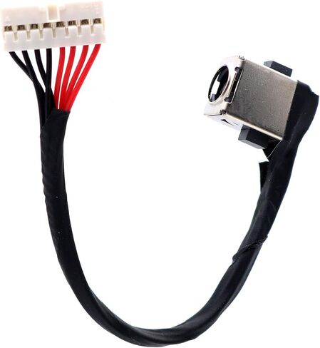 Deal4GO 8-pin DC كابل شاحن الطاقة جاك 14026-00160100 بديل لـ ASUS FX506 FA506 FX706 FA706 FX505 FX705 TUF506 TUF706 FX506HF-ES51، أسود in Saudi Arabia