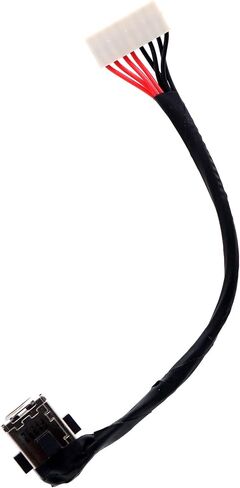 Deal4GO 8-pin DC كابل شاحن الطاقة جاك 14026-00160100 بديل لـ ASUS FX506 FA506 FX706 FA706 FX505 FX705 TUF506 TUF706 FX506HF-ES51، أسود in Saudi Arabia